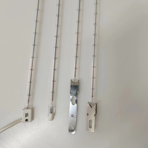 220V 1000W 1500W thạch anh Ống <span class=keywords><strong>Halogen</strong></span> hồng ngoại thực phẩm ấm nhiệt đèn - Product Image 5