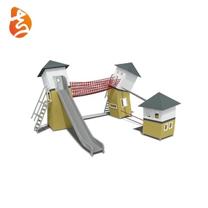 Fábrica al por mayor enorme juguetes deporte al aire libre juego de acero inoxidable de los niños gran tobogán de <span class=keywords><strong>juegos</strong></span> al aire libre precio - Product Image 2