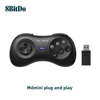 8Bitdo M30 Mini Edition 2.4G Wireless Game Controller untuk Switch/MD Gamepad Joystick 81CC02
