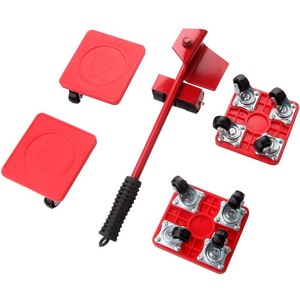 Furniture Moving Kit With Swivel Casters And Handle For Home Use Plastic Tool Set 37X13.5X11Cm - Product Image 1