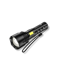 Senter LED Xhp70 Dapat Diredupkan Lampu Senter Zoom Cahaya Hangat/Cahaya Putih 5000k 2000 Lumens