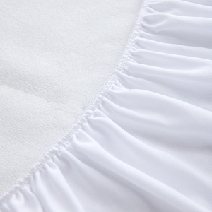 Protège-<span class=keywords><strong>matelas</strong></span> silencieux Lisse Top Respirant Respectueux de la peau Drap-housse Protège-<span class=keywords><strong>matelas</strong></span> imperméable - Product Image 4