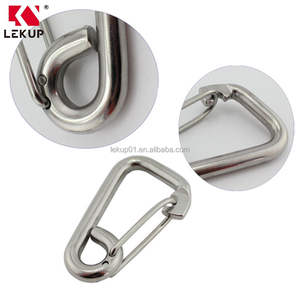 Mosquetón de Acero Inoxidable 316, Gancho de Seguridad de Liberación Rápida, Clip de Resorte, Gancho de Resorte Resistente, Gancho Simple Tipo <span class=keywords><strong>Delta</strong></span> - Product Image 2