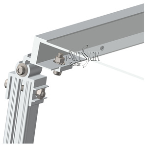Système de montage de panneaux solaires réglable, <span class=keywords><strong>support</strong></span> <span class=keywords><strong>solaire</strong></span> inclinable pour toiture plate, <span class=keywords><strong>support</strong></span> <span class=keywords><strong>solaire</strong></span> pour toiture en tôle métallique |   Art Sign - Product Image 4