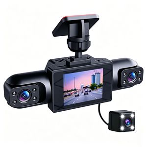 Caméra de tableau de bord de haute qualité Full HD 1080P à 4 objectifs, Wifi, DVR de voiture, 4 en 1, caméra avant et arrière pour véhicules - Product Image 1