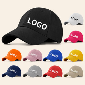 Gorra de Béisbol de Algodón de 6 Paneles con Logotipo Personalizado, Talla Ajustable, Unisex, Color Sólido, Gorra Informal para Adultos - Product Image 1