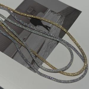 สร้อยคอเงินแท้ S925 ชุบทอง ดีไซน์รูปตัว Y ประดับเพชรแตก พร้อมพู่ห้อย สไตล์หรูหราเบาๆ แฟชั่น สร้อยคอจี้ ดีไซน์เฉพาะ - Product Image 4