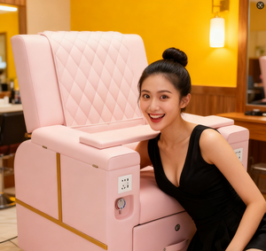 Großhandelspreis Luxus Pediküre-Stuhl Fuß-Spa 2025 Pediküre Spa-Sessel mit Rohrloser Whirlpool- & Heizfunktion - Product Image 2