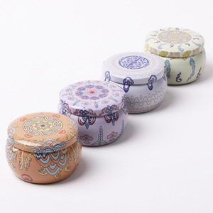 Bán buôn 2oz 4oz 6oz 8oz rỗng vòng Rose Gold Matte trắng đen liền mạch kim loại container/Jar/có thể nến tins - Product Image 4