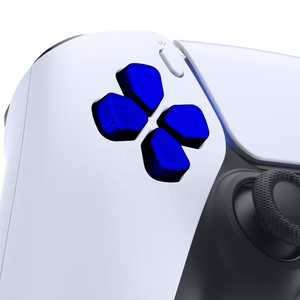 EXtremeRate - Repuesto de Botón Direccional D-pad Azul Cromado Brillante para Controlador PS4/PS5/PS5 Edge - Product Image 3