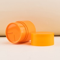Pot démaquillant Spot grande capacité couleur carotte crème pour les mains sous-bouteille pot de crème pour le visage emballage pot de lotion pour le corps