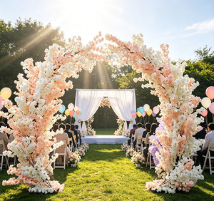 Décoration d'entrée de mariage, <span class=keywords><strong>fleurs</strong></span> artificielles de bougainvillier blanc, rouge vin, rose, fuchsia, <span class=keywords><strong>arbre</strong></span> à <span class=keywords><strong>fleurs</strong></span> de cerisier - Product Image 4