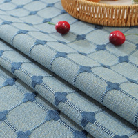 Nappe Moderne Style Nordique en Lin-Coton Jacquard Uni Tissé – Housse de Table Simple – Vente au Détail et en Gros Disponibles