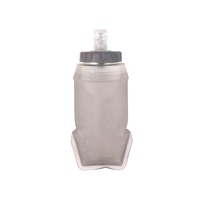 Bouteille d'eau pliable OEM/ODM 300ML 500ML en TPU avec valve à morsure rotative pour la course – Gourde souple pliable
