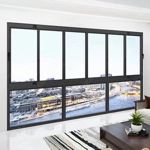 High Quality <strong>European</strong> <strong>Style</strong> Horizontal <strong>Folding</strong> Window Modern Vertical Aluminum Alloy Windproof Window Sliding <strong>Folding</strong> Window
