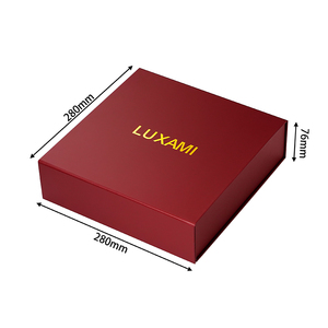 Boîte cadeau de luxe personnalisée à fermeture magnétique, boîte d'emballage rigide en carton pliable avec doublure en satin et sac cadeau, service ODM/OEM - Product Image 6