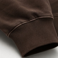 Veste zippée en polaire pour homme avec logo personnalisé, col montant, couleur unie, style streetwear décontracté, vente en gros