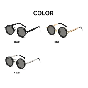 Polarized Round <b>Sunglasses</b> ND9 Adjustable Dimming Men Women Retro Punk Men's Fishing Eyeglasses Outdoor Shades UV400 - Product Image 5