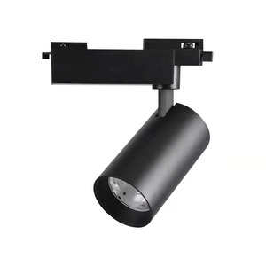 Éclairage sur rail à intensité variable 10W20W 30W projecteur sur rail en aluminium réglable CCT 3000k-6000k éclairage sur rail COB réglable - Product Image 2