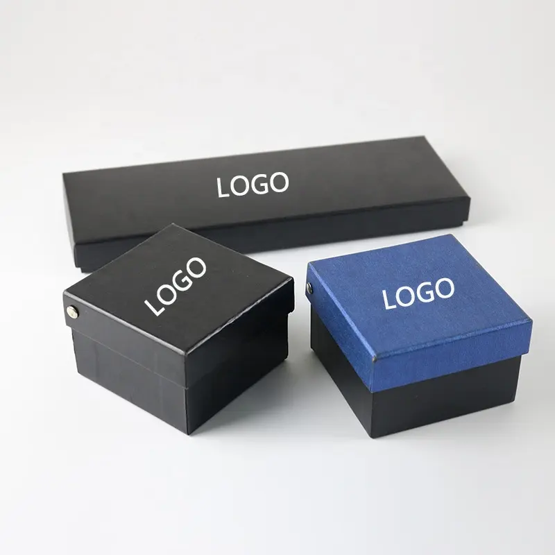 ออกแบบโลโก้ที่กำหนดเองผูกโบว์กล่องบรรจุภัณฑ์ราคาที่แข่งขันบุรุษผูกชุดกล่องของขวัญ
