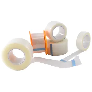 Anthrive-cinta médica desechable transparente para pestañas, 2,5 cm x 5m, impermeable, médica, Pe, con pegamento de fusión en caliente