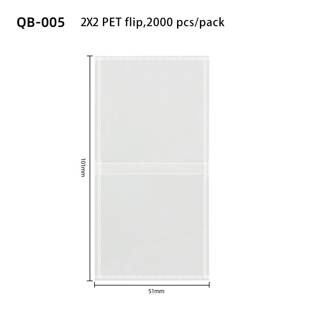 Transparent 2x2 Inch