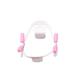 Abrebocas dental transfronterizo con soporte 3D y almohadilla de mordida para adultos, operación manual, blanco con almohadillas rosas - Product Image 5