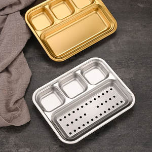 จานซอสสไตล์เกาหลีจานจิ้มจิ้มจิ้มบาร์บีคิวสแตนเลส - Product Image 4