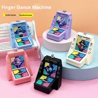 Porte-clés machine à danser portable pour enfants, pendentif créatif en PVC, jouet anti-stress pour la maternelle et les jeux