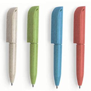 Bolígrafo Ecológico y Duradero de Paja de Trigo con Logotipo Personalizado para Regalos Promocionales, Uso Escolar y Papelería - Product Image 2