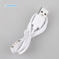 Câble magnétique pogo personnalisé à ressort, 2 broches, pour hommes, aimant puissant, chargée, câble usb