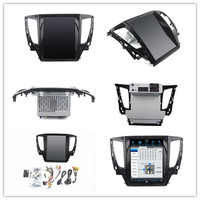 ZESTECH Vertikaler Bildschirm Tesla-Stil Android 12 12,1 Zoll Auto-DVD-Player für Mitsubishi Pajero Sport Radio GPS-Navigation 2016+