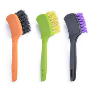 <span class=keywords><strong>Brosse</strong></span> de détaillage automobile à manche court TB-002, poils mixtes haute densité, taille de poignée idéale pour le nettoyage des pneus et des jantes - Product Image 1