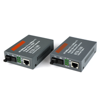 Convertisseur de média fibre optique simplex 10/100M 25km Netlink AB Convertisseur Ethernet fibre optique HTB3100