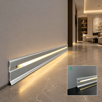 Plinthe LED architecturale minimaliste pour éclairage d'ambiance indirect