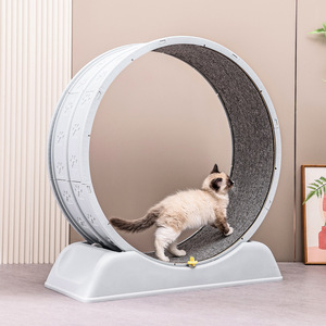 Roda kebugaran hewan peliharaan tenang, rol olahraga berlari Anti jepit rak pendakian kucing ledakan lintas batas mainan Treadmill kucing plastik - Product Image 5