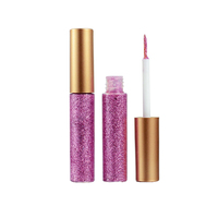 Fard à paupières scintillant imperméable de haute qualité OEM Highlight Shine Eyeliner liquide de couleur scintillante longue durée