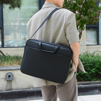 Maletín para portátil de 15,6 pulgadas para hombre de marca, maletín Oxford duradero y ligero portátil antirrobo, maletín Funky de negocios Simple