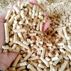 Granulés de bois de 6 mm de diamètre, forme bâton, combustible pur à base de bois, avec 0,28 % de cendres et 3 % d'humidité, haute densité pour système de chauffage, en sac - Product Image 1