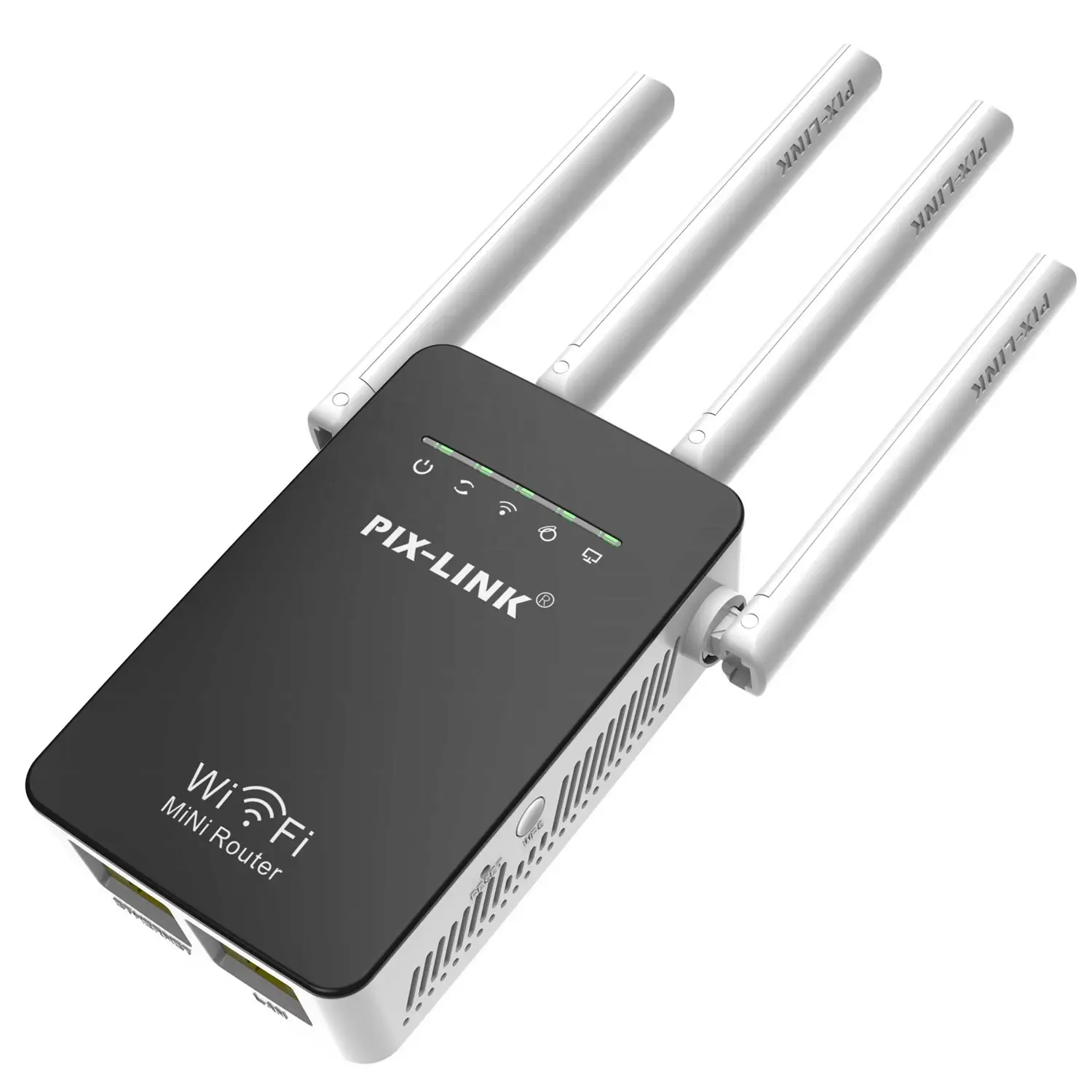 PIX LINKWR09ワイヤレス信号Wifiリピータールーターエクステンダーブースター屋内300mbps4アンテナP-link Ax1800 Wifi 6ルーター2.4G