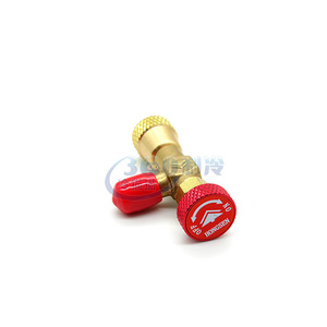 วาล์วเติมน้ำยาแอร์ Hongsen รุ่น HS-1221 สำหรับน้ำยา R410A และ R22 วาล์วนิรภัยทองเหลืองสำหรับระบบทำความเย็น - Product Image 3