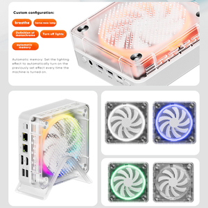 Mini <span class=keywords><strong>PC</strong></span> RGB AMD R7 8845HS <span class=keywords><strong>Window</strong></span> <span class=keywords><strong>11</strong></span> <span class=keywords><strong>PC</strong></span> de bureau de jeu DDR5 M.2 NVMe SSD 4K Mini ordinateur Minipc - Product Image 6
