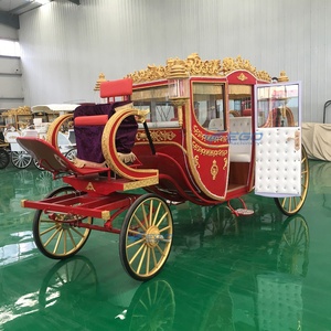 Carruaje Eléctrico de Lujo de Alta Calidad 2026, Estilo Clásico Retro Rojo, para Bodas y Paseos Turísticos - Product Image 4