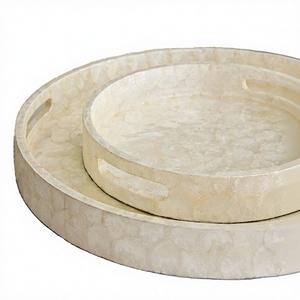 Plateau de service de cuisine en bois de luxe au design moderne, qualité supérieure, compatible lave-vaisselle, design élégant et durable, best-seller - Product Image 2