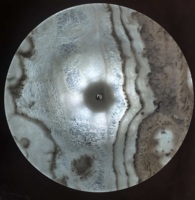 Beau plateau de décoration de table à thé, plateau de tasse à thé en pierre naturelle déco d'hôtel, plateau décoratif en pierre laminée et en verre onyx