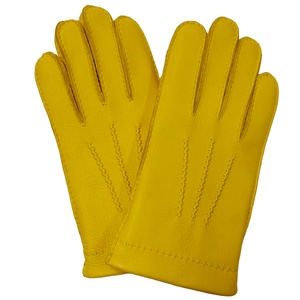 Guantes de cuero de piel de ciervo importados de EE. UU. con forro de Cachemira de trabajo lo suficientemente fuerte para mantener el calor suave y cómodo de alta calidad para hombre - Product Image 2