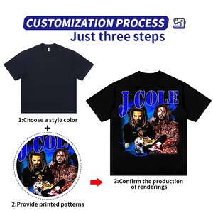 OEM Logo personnalisé de haute qualité <span class=keywords><strong>imprimé</strong></span> Hip Pop Rap <span class=keywords><strong>Rock</strong></span> Graphic <span class=keywords><strong>t</strong></span> <span class=keywords><strong>Shirt</strong></span> Streetwear <span class=keywords><strong>T</strong></span>-shirts pour femmes délavés à l'acide en vrac surdimensionné - Product Image 3