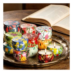 Small <b>Candle</b> Jars Gift Box Aromatic Soy Blend Wedding Favor Boutique Presentation Selection Premium Edition Elegant - Product Image 6