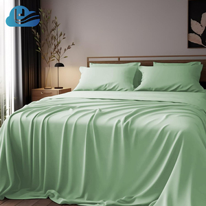 Cloudland Set seprai bambu organik benang 300 ramah alami dan seprai bambu 100% Set seprai Queen bambu - Product Image 1