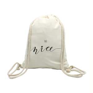 Sac à dos en toile de coton à personnaliser pour enfants, sac à cordon pour peinture DIY - Product Image 3